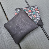 Sweary Corner Cork Flat Pouch
