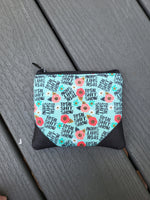 Sweary Corner Cork Flat Pouch