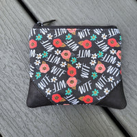 Sweary Corner Cork Flat Pouch