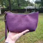 Purple, Cork Sirona Clutch