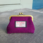 Harris Tweed with Metal Purse Frame