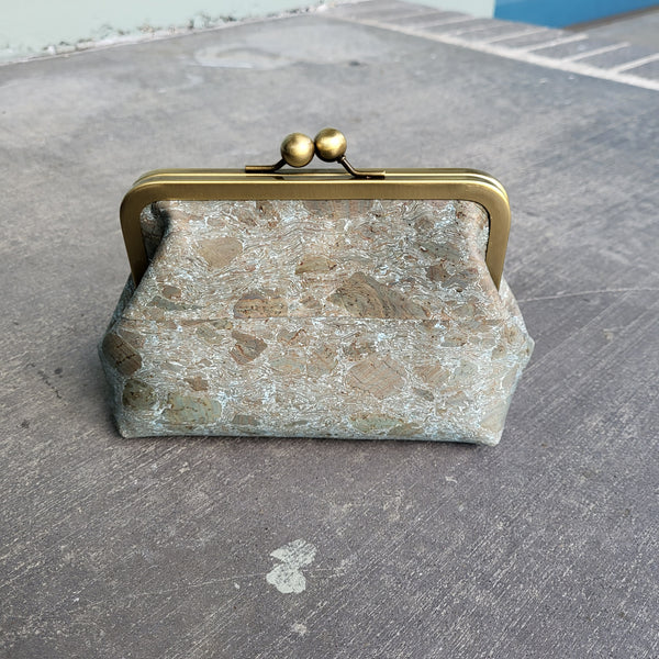 Cork with Metal Purse Frame