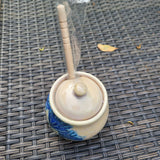 Thistle Honey Pot w/ lid,2023