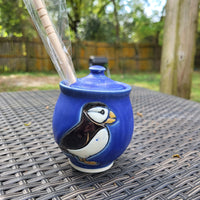 Puffin Honey Pot w/ lid,2023