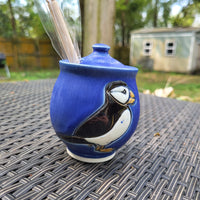 Puffin Honey Pot w/ lid,2023