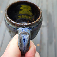 Blue, itty bitty Barrel Mug