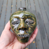 Skull, green