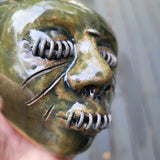 Skull, green