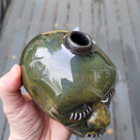 Skull, green