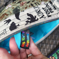 QAYG Pouch (11), LINING bird fabric