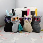 Cat with Glasses Ornament