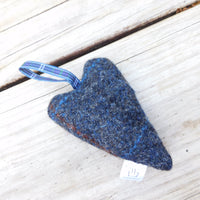 Harris Tweed heart Ornament