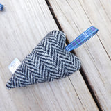 Harris Tweed heart Ornament