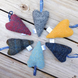 Harris Tweed heart Ornament
