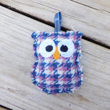 Owl Ornament Harris Tweed