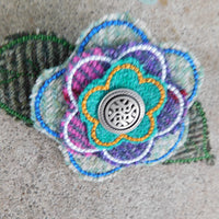 Jade Tweed Brooch
