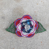 Multi color Tweed Brooch