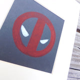 Deadpool Block Print