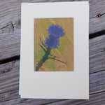 Scottish Thistle Block Print