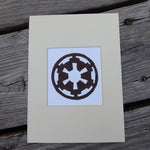 Galactic Empire Block Print
