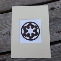 Galactic Empire Block Print