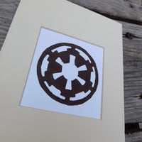 Galactic Empire Block Print