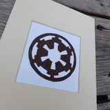 Galactic Empire Block Print