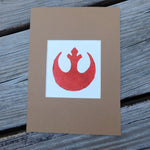 Rebel Alliance Block Print
