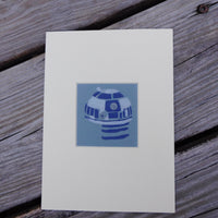 R2D2 Block Print