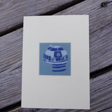 R2D2 Block Print