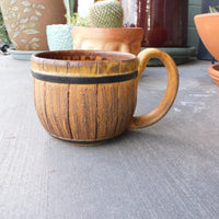 Barrel Light Brown Mug