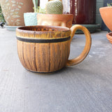Barrel Light Brown Mug