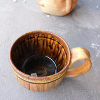 Barrel Light Brown Mug