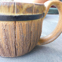 Barrel Light Brown Mug