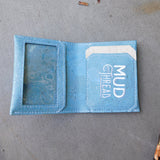 Light Blue Slim Cork Wallet