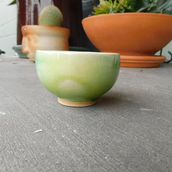 Solid Green Glaze Bowl