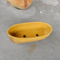 Orange Oval w/ Feet Planter