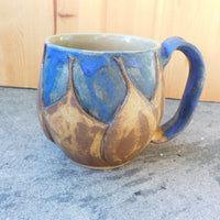 Flower Rough Glaze Mug