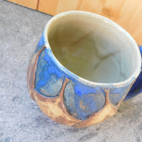 Flower Rough Glaze Mug