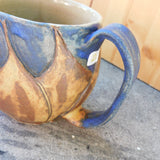 Flower Rough Glaze Mug