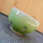 Green Dimple Bowl