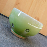 Green Dimple Bowl