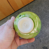 Green Dimple Bowl