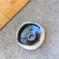 Flat White/Black Bowl