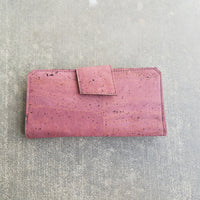 Plum Tall Wallet