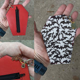 Coffin Coin Purse w/ lobster clasp