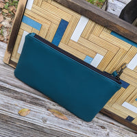 Cat & Lagoon Sileather Zippy Clutch