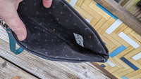 Cat & Lagoon Sileather Zippy Clutch