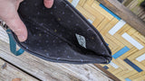 Cat & Lagoon Sileather Zippy Clutch