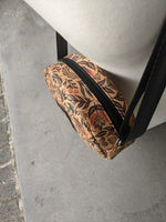 Scandinavian folk cork Round Crossbody Bag